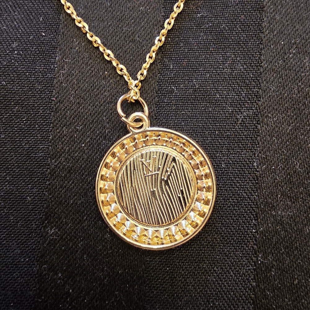 One of a kind, upcycled Louis Vuitton pendant zipper pull Pendant Necklace - Picture 6 of 11